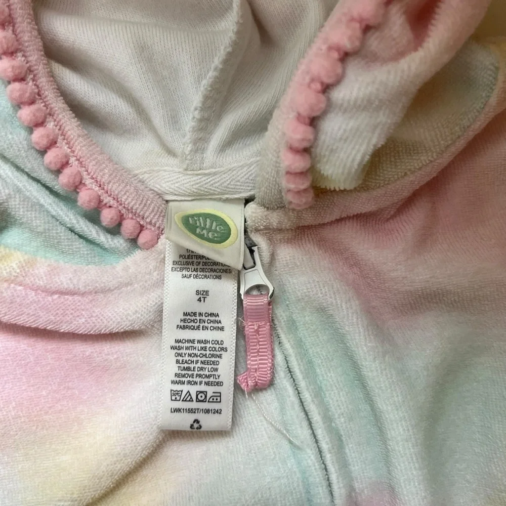 Little Me Tie Dye Toddler Swim Coverup-Size 4T